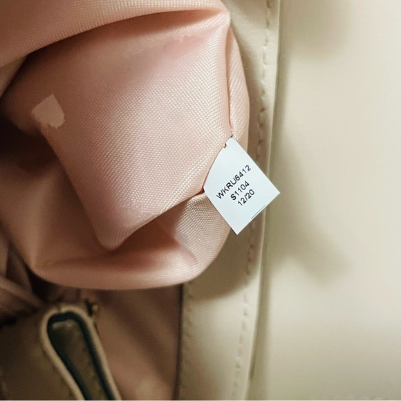 Kate Spade Adel Medium Flap Backpack in Warmbeige Leather WKRU6412 - Picture 12 of 13